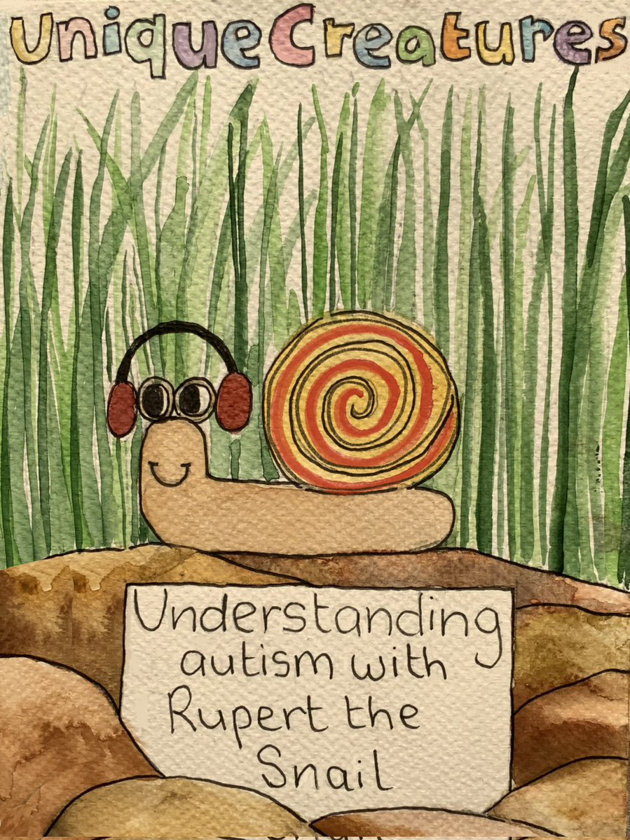 UniqueCreatur10's tweet photo. Understanding autism with Rupert the snail 🐌 It was an absolute pleasure to write this book!

Come along on an exciting adventure with Rupert the Snail, who has autism, see him take a thrilling train ride to visit his cousins.Together with his cousins Betty and Stanley they enjoy spending time at the park, but not everyone understands autism and some creatures get upset that Stanley does not wait for his turn. Learn about autism with Rupert the Snail.

#UniqueCreatures #autism
@AutismCapital @autcareandshare
@TheAspieWorld
@Pic_BookPerfect
@DisabledWorld
https://t.co/sldrKiTJne