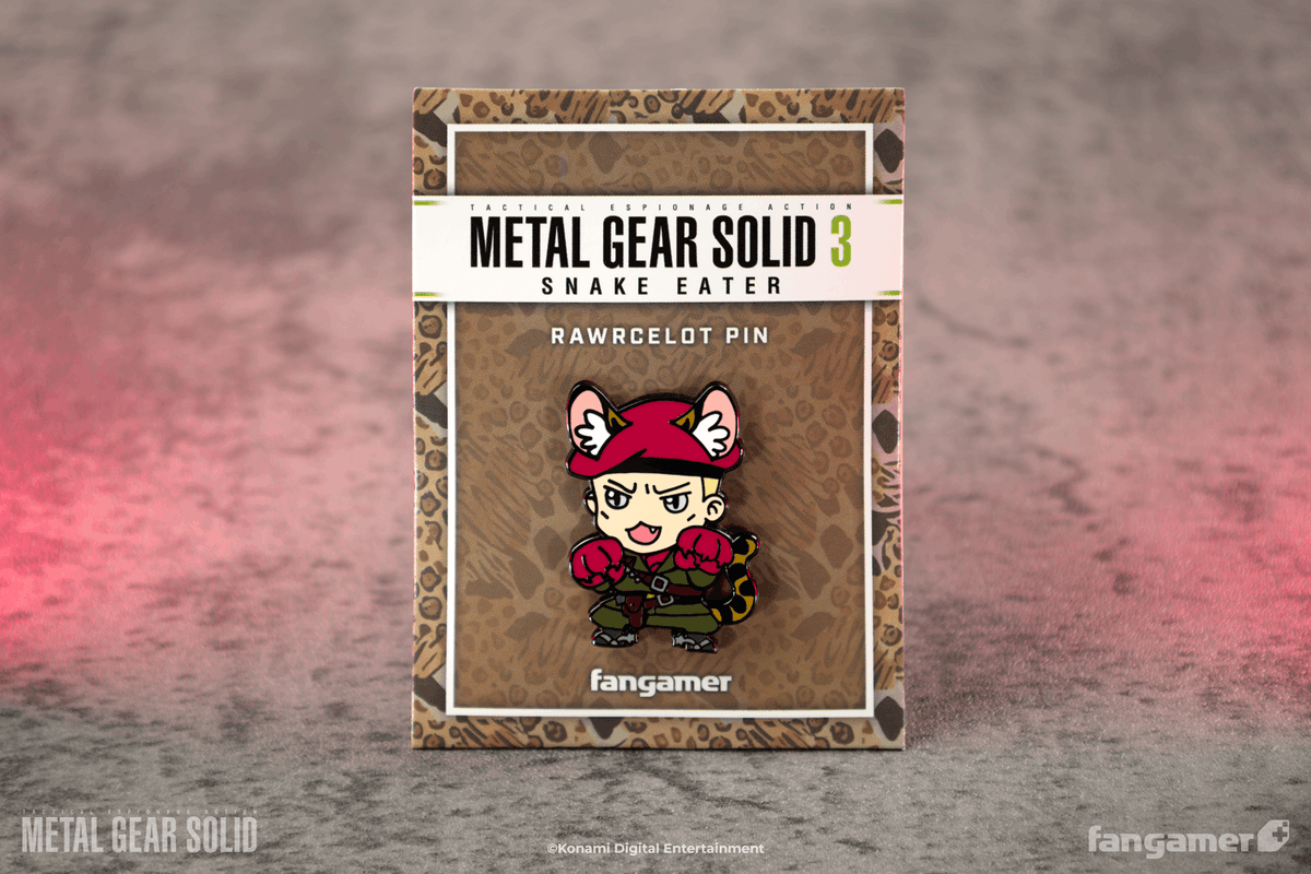 Fangamer's tweet photo. This is The End, googly-eyed friend. (Plus two more new items, available today in our official Metal Gear Solid collection.)

https://t.co/ELIqaa4e2c https://t.co/9y16zOdAwH
