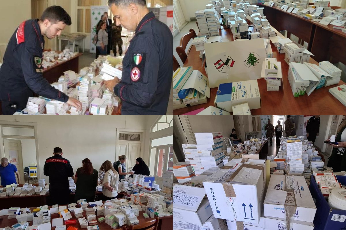 RSCouncil's tweet photo. 🇱🇧 ITALY SUPPORTS MEDICAL CARE INITIATIVE IN BEIRUT 🇮🇹 

The Religion & Security Council (RSC) coordinated a new humanitarian initiative in support of the Lebanese population, in partnership with the Italian Army’s unit serving within the Military Technical Committee for Lebanon (MTC4L). On May 30, in Beirut (Mar Mikhael), more than 130 beneficiaries received free medical consultations at the Pierre Gemayel Social Health Center from a team of Lebanese specialist doctors and medical personnel from the Italian Bilateral Military Mission in Lebanon (MIBIL). Medicines and pharmaceutical products prescribed by the doctors were distributed, together with clothing items, thanks to private donors from Italy. 

The Pierre Gemayel Social Health Center is managed by the Maternity & Childhood Aid Association, with the support of the Annas Linnas Association. 

The initiative was attended by RSC Chairman Emiliano Stornelli, alongside H.E. Ahmed Seklaoui, Honorary Consul of Italy in Lebanon, Colonel Stefano Chironi, Deputy Commander of the MTC4L Forward Task Force, Ms. Fadwa Yaqoub, President of the Maternity & Childhood Aid Association, and representatives of the Annas Linnas Association, headed by Rev. P. Abdo Raad. 

RSC website:
https://t.co/wqu4vBlICi