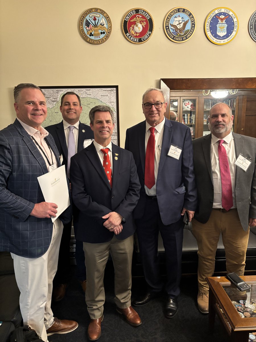 RepJohnMcGuire's tweet photo. Last week I met with the Hardwood Federation to discuss this years Farm Bill items and my bill The Agricultural and Forestry Hauling Efficiency Act. Thank you for the productive conversation and for advocating on behalf of our hardwood producers. https://t.co/ksS53KnlsS