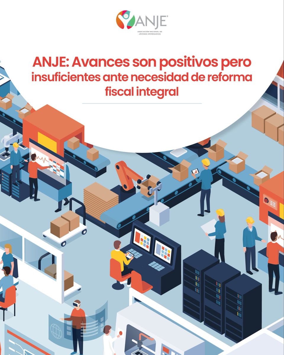 ANJE_RD's tweet photo. ANJE: Avances son positivos pero insuficientes ante necesidad de reforma fiscal integral. https://t.co/ZHXbZ1iiyW