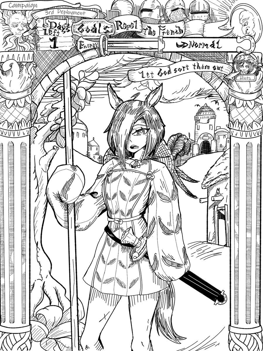 Matt_the_Rain's tweet photo. Training Tencendor  #umamusume #umamusumeprettyderby #fanart #art #UmaOC #Umamusumeart #umamusumefanart #landsknecht https://t.co/0MKpJM8Y1H