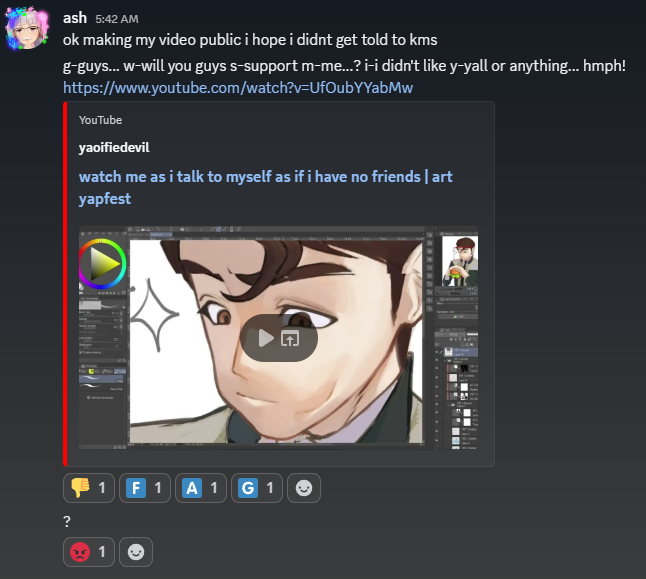 yaoifiedevil's tweet photo. my friends are so supportive https://t.co/9cNMqFtt9a