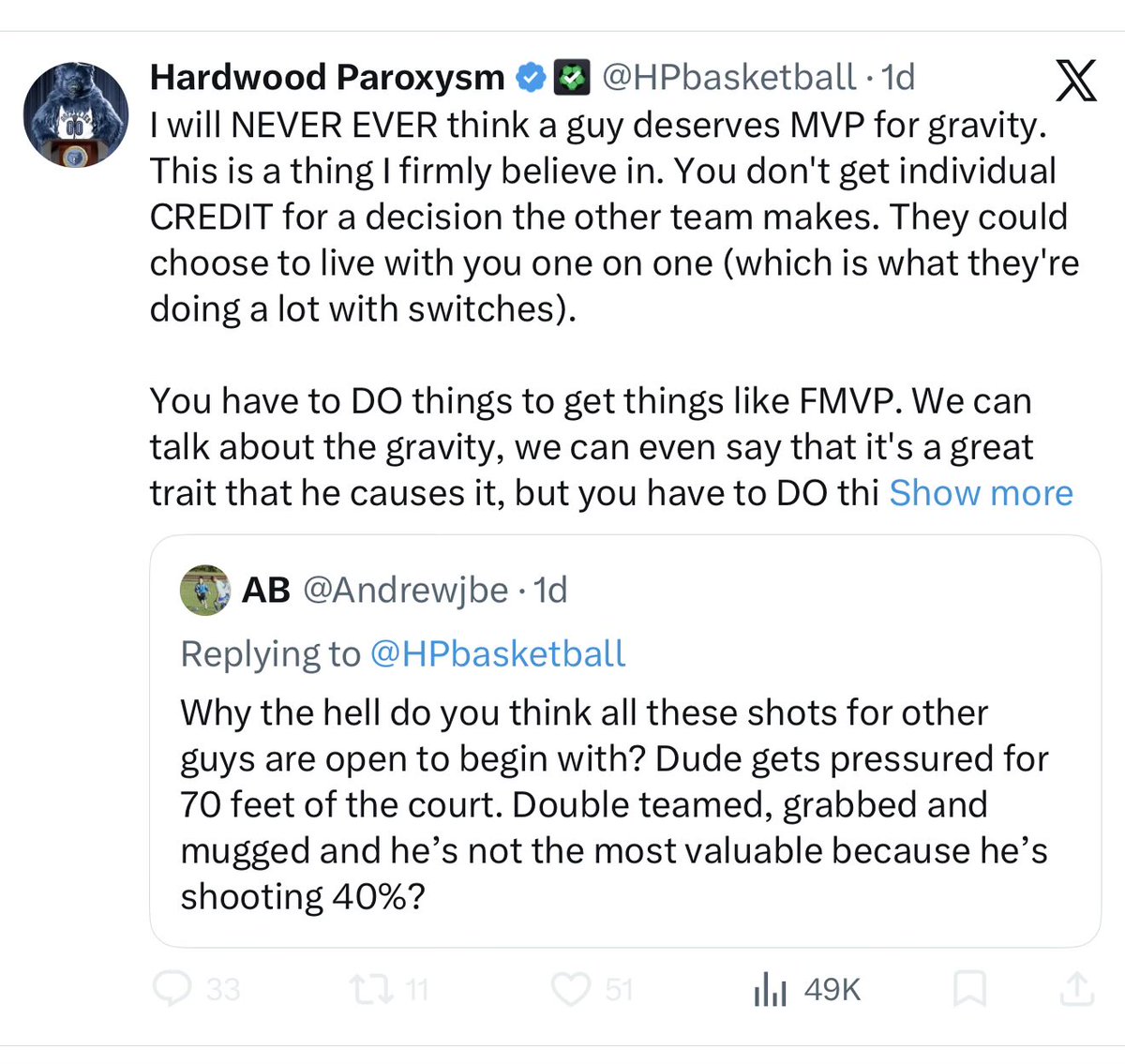 BrandonBondoc's tweet photo. @warriorsworld @samesfandiari @AndyKHLiu @TommyGunnNBA This guy hates the Warriors &amp; their fans so much. Who said the word gravity? https://t.co/Wwb4vwwXlw