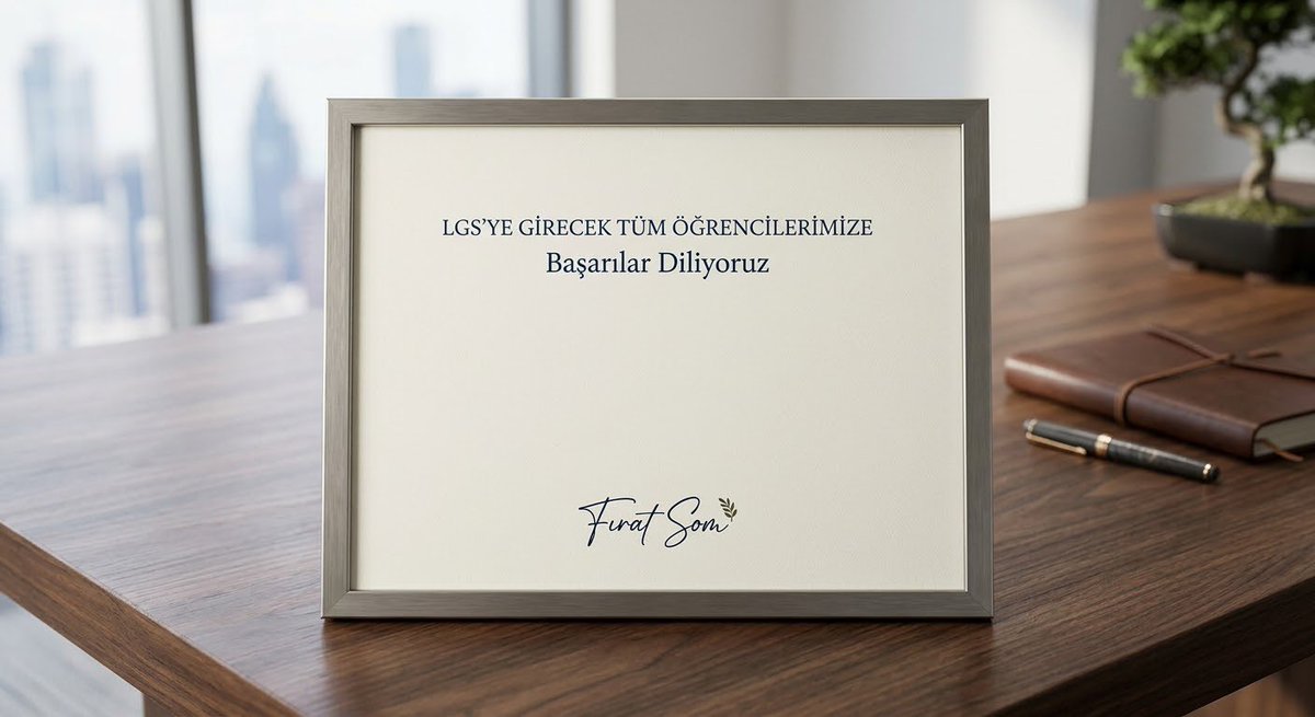 firatsom's tweet photo. LGS’ye giren tüm öğrencilerimize başarılar diliyoruz. Emek verdiniz, şimdi sıra hedeflerinize ulaşmakta. Kalbimiz ve desteğimiz sizinle! Başarılar gençler. 

📖✍️ #LGS2026 #Başarılar https://t.co/k00Q0SeXjO