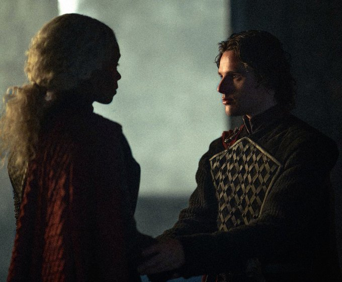 Emma72474841's tweet photo. Oh, Rhaenyra's about to blame Baela &amp; Rhaena hard for this I fear....💔 https://t.co/L1JnM13Vh5