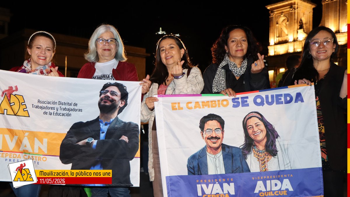 adebogota's tweet photo. 🕯️✊🏽 𝐏𝐨𝐫 𝐥𝐚 𝐝𝐞𝐟𝐞𝐧𝐬𝐚 𝐝𝐞 𝐥𝐨 𝐩ú𝐛𝐥𝐢𝐜𝐨 𝐲 𝐥𝐚 𝐯𝐢𝐝𝐚

La Plaza de Bolívar se iluminó con la fuerza de quienes defienden los derechos, el empleo digno y la vida.

🤝 Una jornada de unidad, movilización y compromiso con un país más justo para todas y todos.

🕯️𝗥𝗲𝗱𝗲𝘀 𝘀𝗼𝗰𝗶𝗮𝗹𝗲𝘀 𝗼𝗳𝗶𝗰𝗶𝗮𝗹𝗲𝘀 𝗱𝗲 𝗹𝗮 𝗔𝗗𝗘
https://t.co/tyduwOc33e

𝗔𝗳𝗶𝗹𝗶𝗮𝘁𝗲 𝗔𝗗𝗘 🔗
🔗 https://t.co/pDFsTcFCFr

✊🏼𝗝𝘂𝗻𝘁𝗮 𝗱𝗶𝗿𝗲𝗰𝘁𝗶𝘃𝗮 𝗔𝗗𝗘🔥