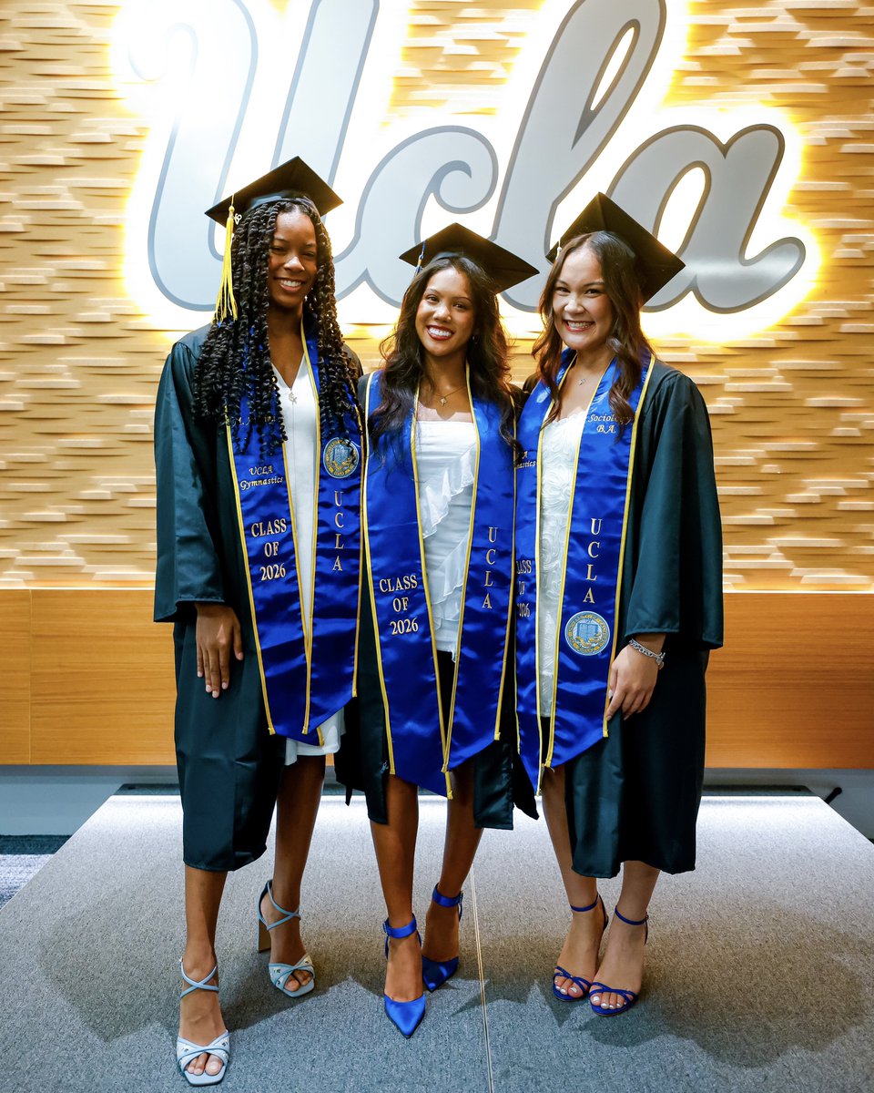 uclagymnastics's tweet photo. We can’t wait to see our graduates soar in their next chapters! 

Congratulations, Bruins! 🎓 https://t.co/Ki7ULvzo0E