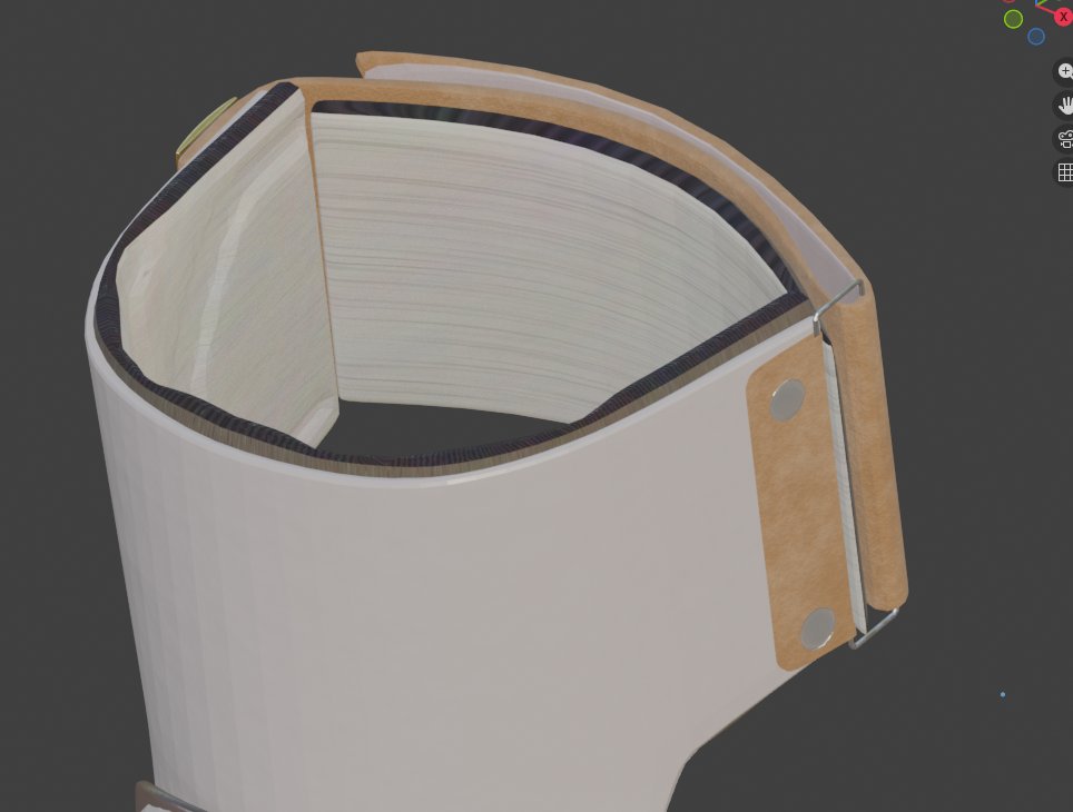 ikaikapo's tweet photo. 朝活blender。BKカフのネオプレンと、ベルトのネオプレンを追加。マテリアル設定楽しいね。布の皺間がそれっぽくなりました。 https://t.co/LZDEdxkeHH