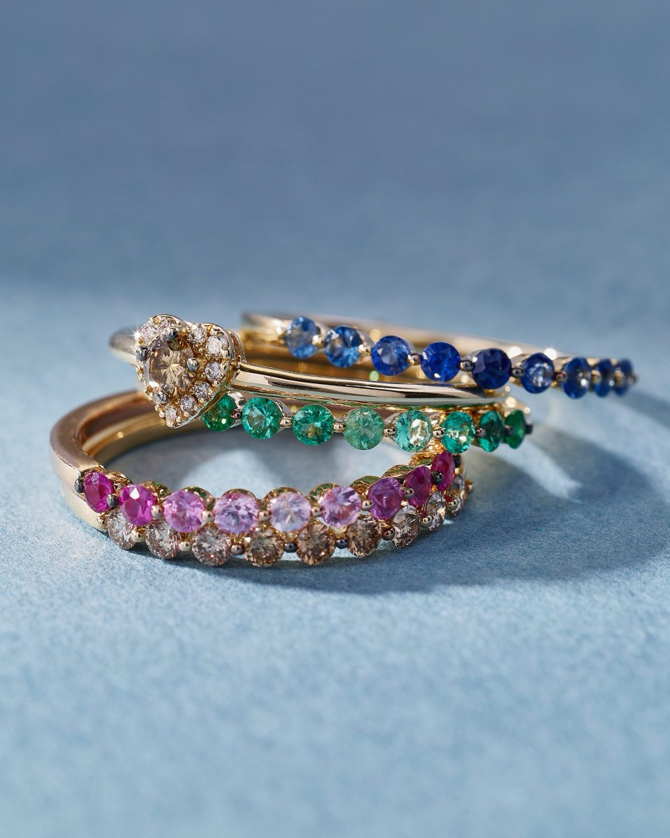Le_Vian's tweet photo. Why choose one color when you can wear them all? π
After all, no one colors your world like Le Vian π
https://t.co/SReMqeCIIc
#RingStack #StackedInStyle #ColorfulJewelry #FineJewelry https://t.co/cjM0QthrmO