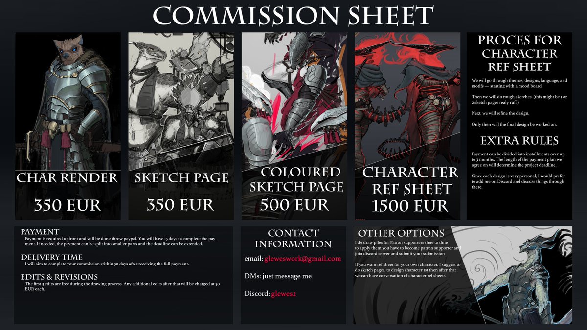 NotGlewes's tweet photo. Commissions open for June 
(Late again) https://t.co/ASSZTfQuHD