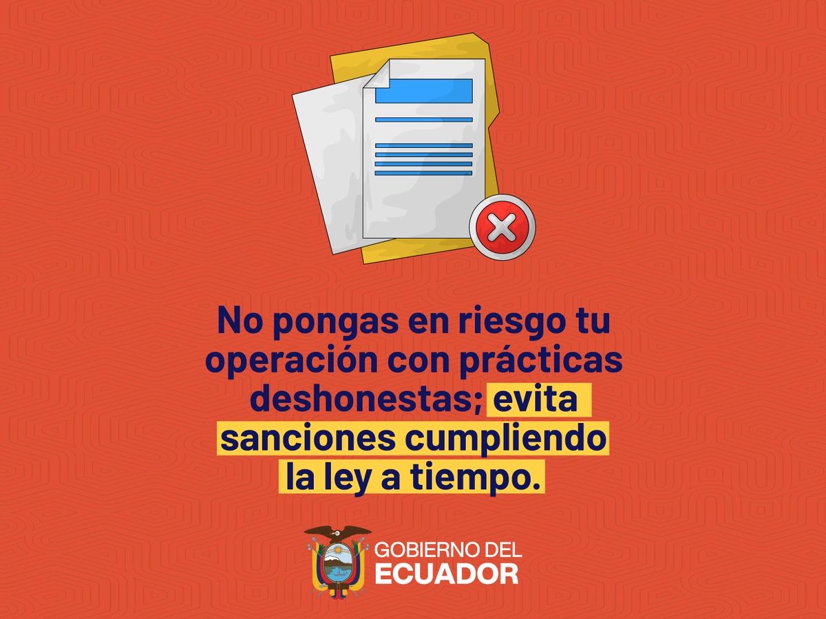 Arcotel_ec's tweet photo. 📢 Declarar correctamente garantiza transparencia, cumplimiento y tranquilidad.

Recuerda que la información reportada a la ARCOTEL debe ser relevante, confiable, comparable, íntegra y estar debidamente sustentada.

#Telecomunicaciones #CumplimientoNormativo #Transparencia https://t.co/PzIfKIcvD2