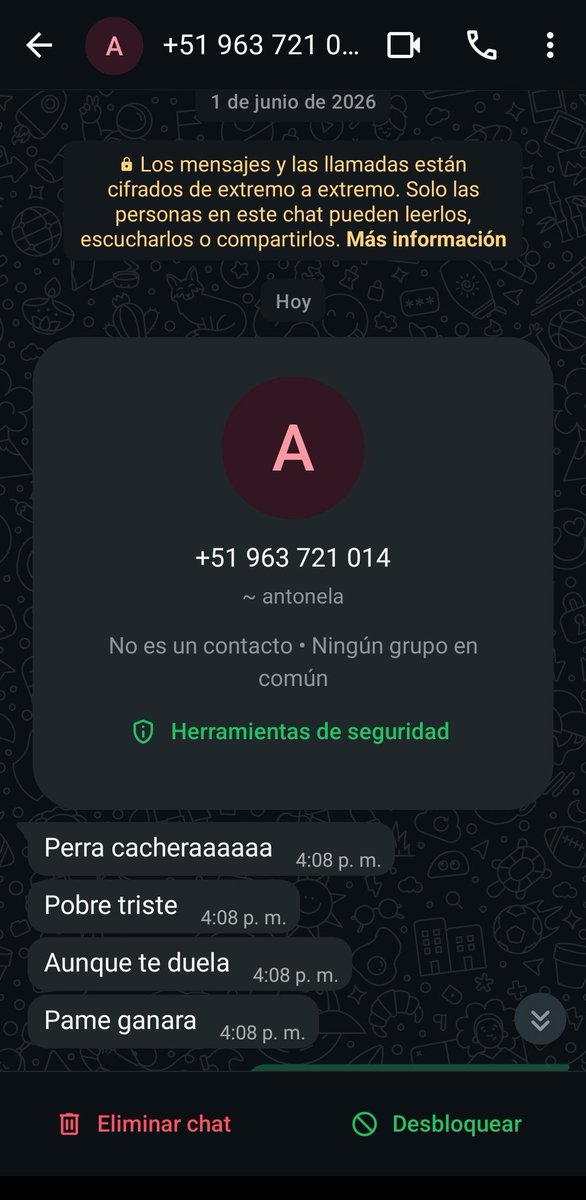 MarylinSoumaya's tweet photo. @lagranjavipperu @RicLaTorreZ AQUI AMENAZANDO EL TEAM IRREALES ALOS OTROS GRUPOS @nosoyunaflorrr mira que pena suerte que ami no me escribieron https://t.co/LSNN9zTbkB