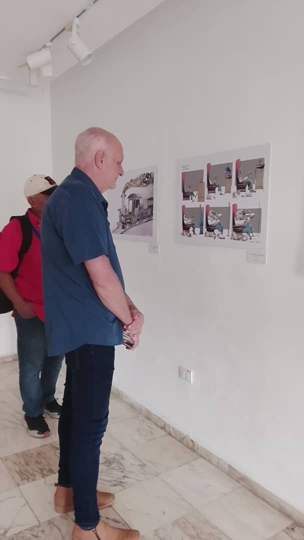 PeriodicoPalant's tweet photo. 🎨🛡️ «La Caricatura de Guardia»: humor político como trinchera.

🖼️ Inaugurada en la @UNEAC_cuba durante la II Bienal Internacional de Humor Político, la muestra reúne a grandes artistas gráficos en defensa de la soberanía cultural y el pensamiento crítico.

#CubaNoEstáSola https://t.co/P0ht19uycW