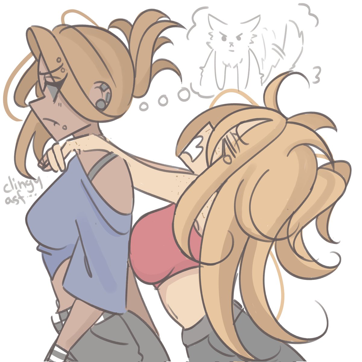 l41n1976t's tweet photo. problematic boobs size gap
#tamatori #toritam #eddsworld https://t.co/IDkbV7QGoV