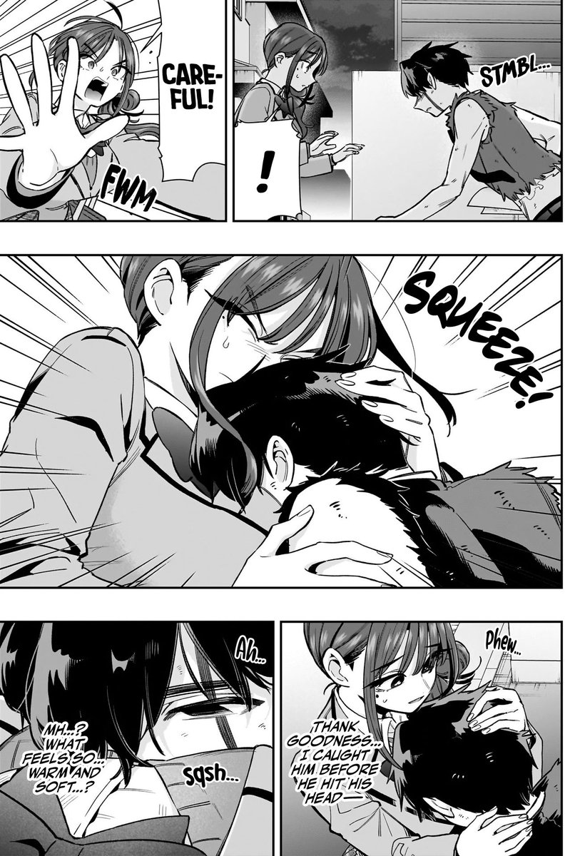 MasseuseMomiji's tweet photo. //Ive never wanted to make an account for a brand new character as instant as I have with this girl. 

Holy hell we got a reverse accidental pervert! https://t.co/vo71bGlMLa