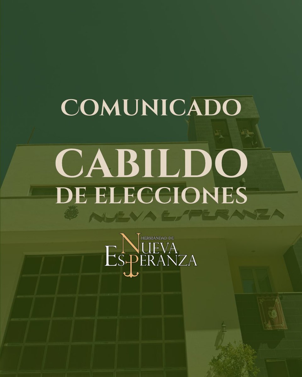 hnuevaesperanza's tweet photo. 🗳️𝐂𝐀𝐁𝐈𝐋𝐃𝐎 𝐃𝐄 𝐄𝐋𝐄𝐂𝐂𝐈𝐎𝐍𝐄𝐒 𝟐𝟎𝟐𝟔/𝟐𝟎𝟑𝟎:

◾️Votos emitidos: 447
✅ Votos a favor de la candidatura de Nª.Hª.Dª. Pilar Durán: 184
✅ Votos a favor de la candidatura de N.H.D. Jorge Calvente: 259
⚪️ Votos en blanco: 3
🚫 Votos nulos: 1

Tras el recuento de los votos, 
N.H.D. Jorge Calvente es elegido como Hermano Mayor para el período 2026-2030, a falta de la pertinente aprobación de la Autoridad Eclesiástica. 

#somosNE
#NuevaMalaga
#CofradiasMLG