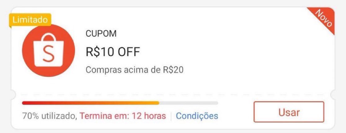 GatunoPromos's tweet photo. NOVO CUPOM SHOPEE!

Aproveite para comprar usando o cupom de desconto da Shopee que te dá até 10% de desconto!

https://t.co/f75pwHZWk9
https://t.co/f75pwHZWk9

*Clique em abrir no navegador para funcionar #ShopeeBR https://t.co/2iRjfesTtt