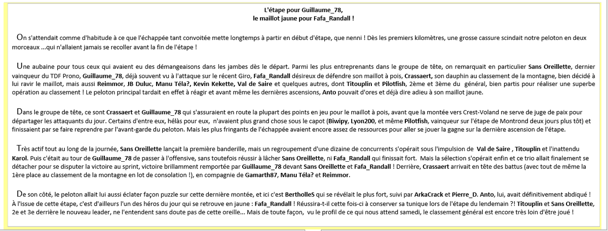 Jeu TDF Prono tweet media
