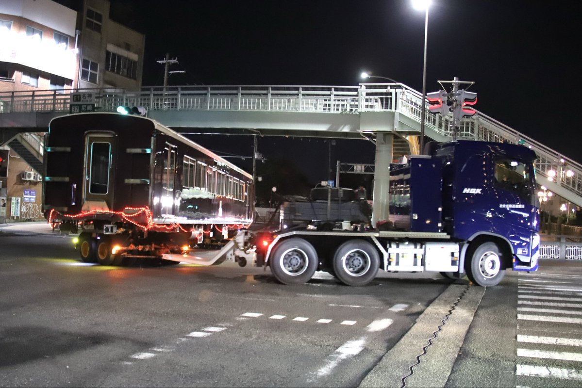 f1_jima's tweet photo. 2026.6.13未明
阪急6300系6351F廃車陸送

6901・日置運送

尼崎市内撮影

今週は濃い一週間でした。
6353Fx4
5132Fx2
6351Fx2と…
まだ6351Fと5132F残っているので来週も目が離せません…
京阪13018Fは？ https://t.co/wt6F3U3rbd