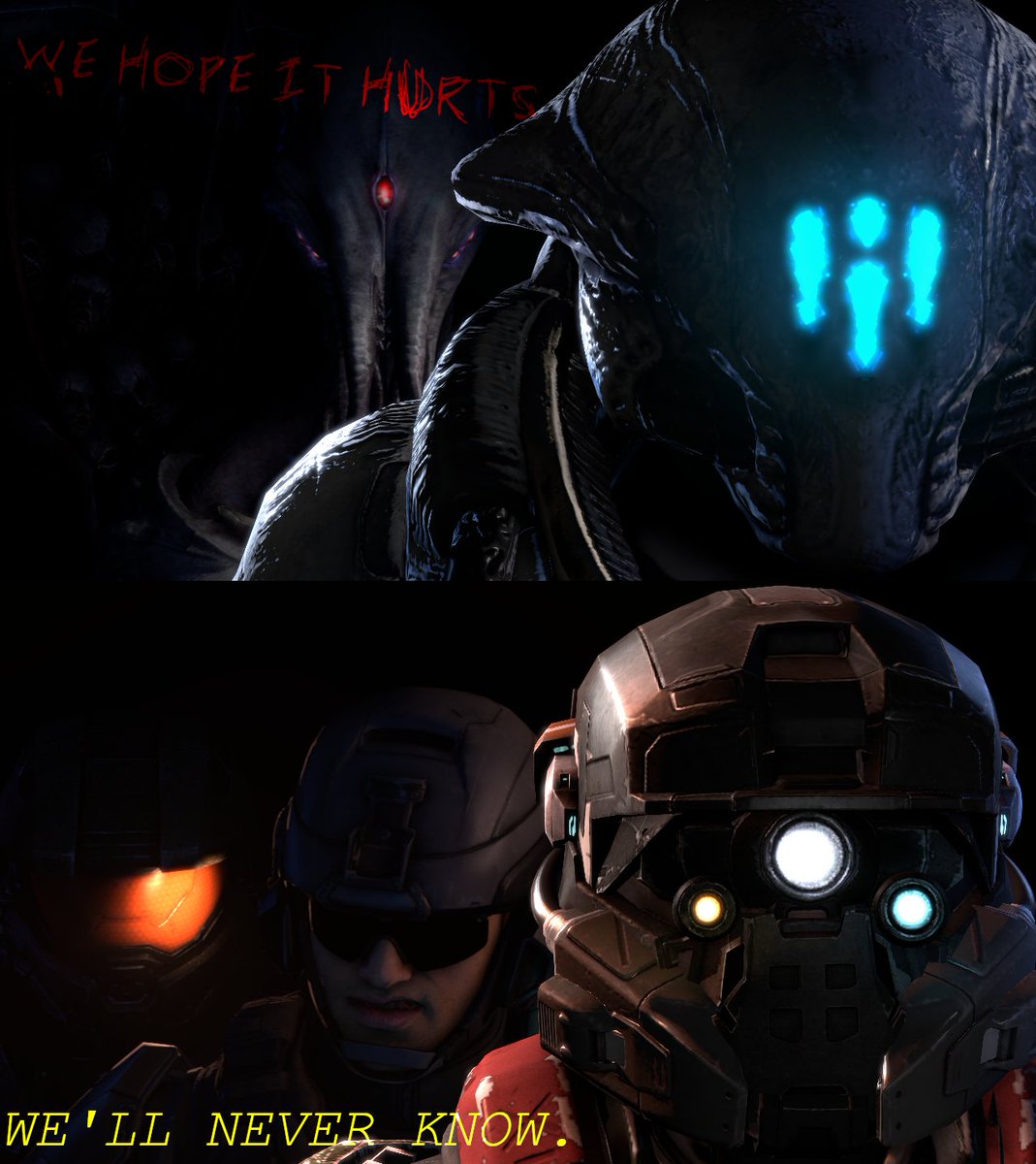 LastnameSilver's tweet photo. I like The Illuminate. And I like thinking about how the UNSC would dogwalk them. https://t.co/FR7OWBcYuC