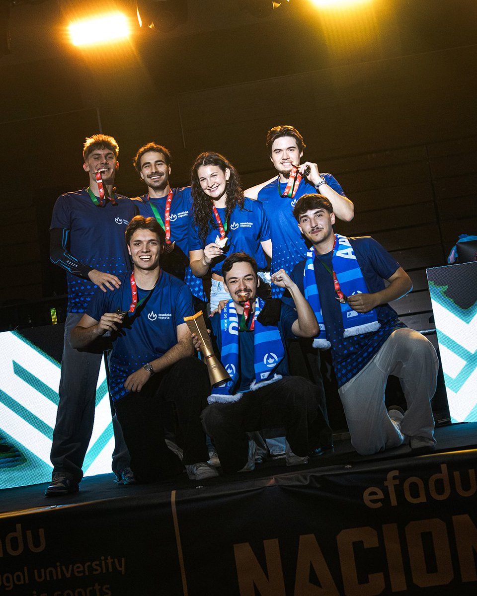 efaduportugal's tweet photo. Equipa da ๐๐๐จ๐ ๐๐ก๐๐ข fecha o รบltimo capรญtulo dos #eFADUNacionais2026 da melhor forma possรญvel! ๐ซ
#eFADU #Esports https://t.co/tdqc4tdlHN