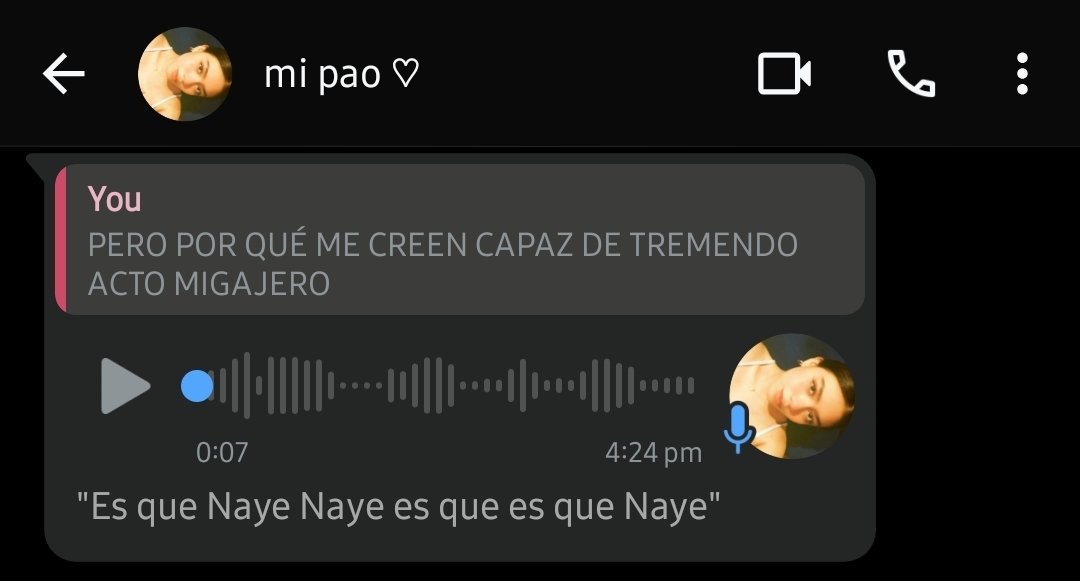 wyannf's tweet photo. broma para yutu, sale mal (creyeron q si mandé el mensaje y me tacharon de migajera) psdt: si hubiese mandado el mnsj no hubiera llegado pq creo q estoy bloq https://t.co/lETvjtvAsg