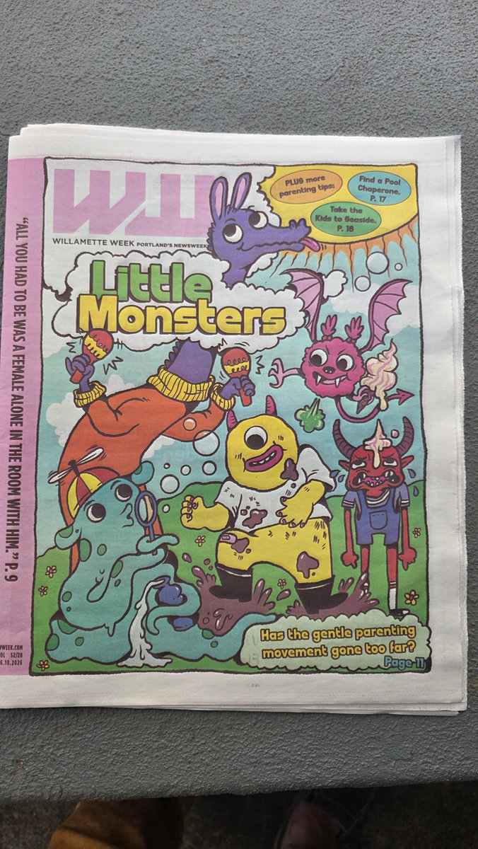 HeiditheHoFjord's tweet photo. Portland's Willamette Week wants to offer you some free parental advice.  Sure, WW, sure https://t.co/17Mg89z79H