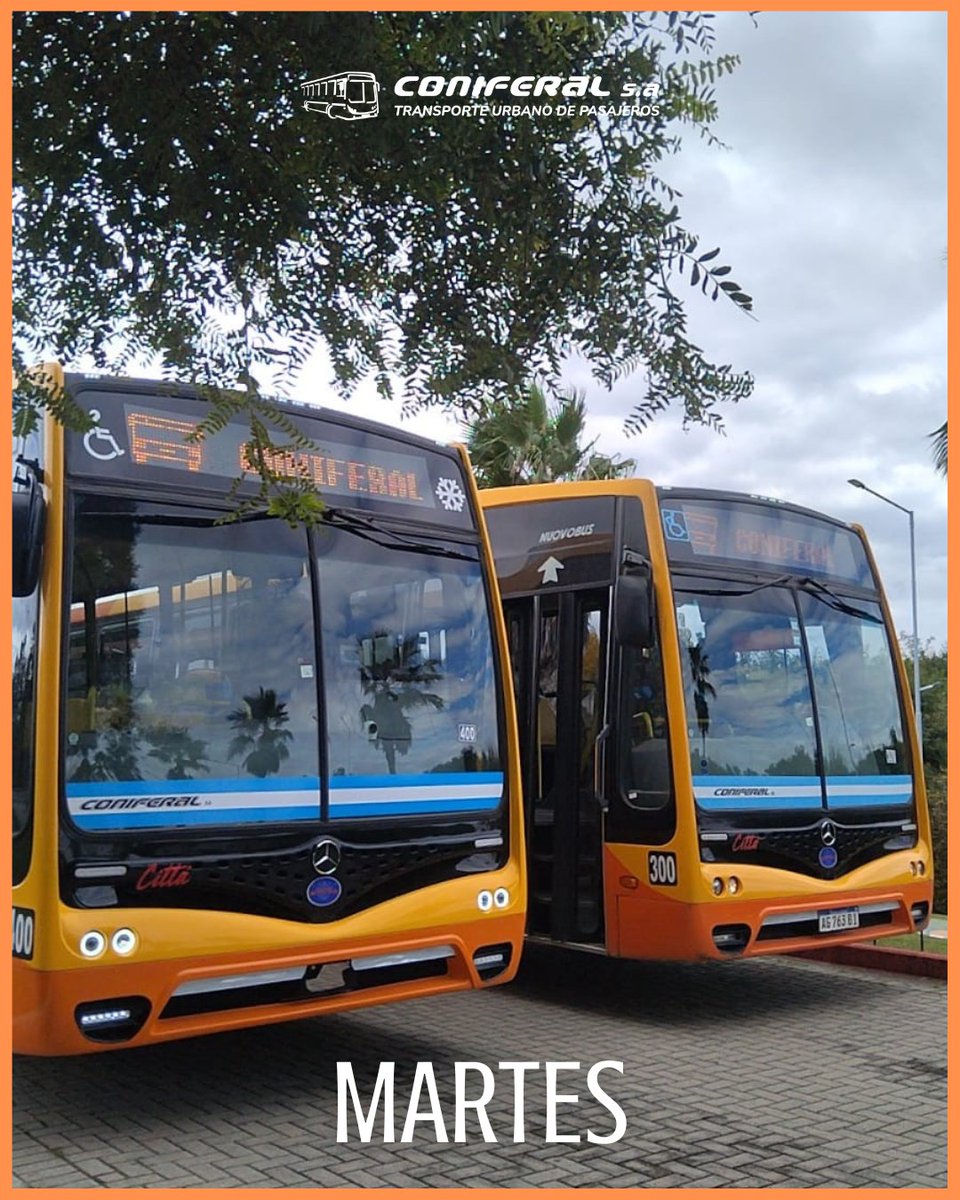 coniferalok's tweet photo. Buen Martes a todos!

Comenzamos el día con todos los servicios en la calle! 🚏 🚌

Para conocer:
Horarios ⏰
Desvíos 🚧
Recorridos🛣️
Ingresá a la App TuBondi 📲

También podés comunicarte con nosotros por WhatsApp al ☎️ 3517661694 de 8 a 20hs.

#coniferaltelleva https://t.co/3fFaIugnWN