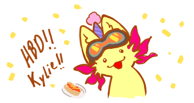 AR2194_'s tweet photo. @celocic Happy birthday kyliee, hope you had a fun day and ate a lot of good food, looking at your tweets always make laugh and happy!!🌭🎉 https://t.co/JP0o0eWStn