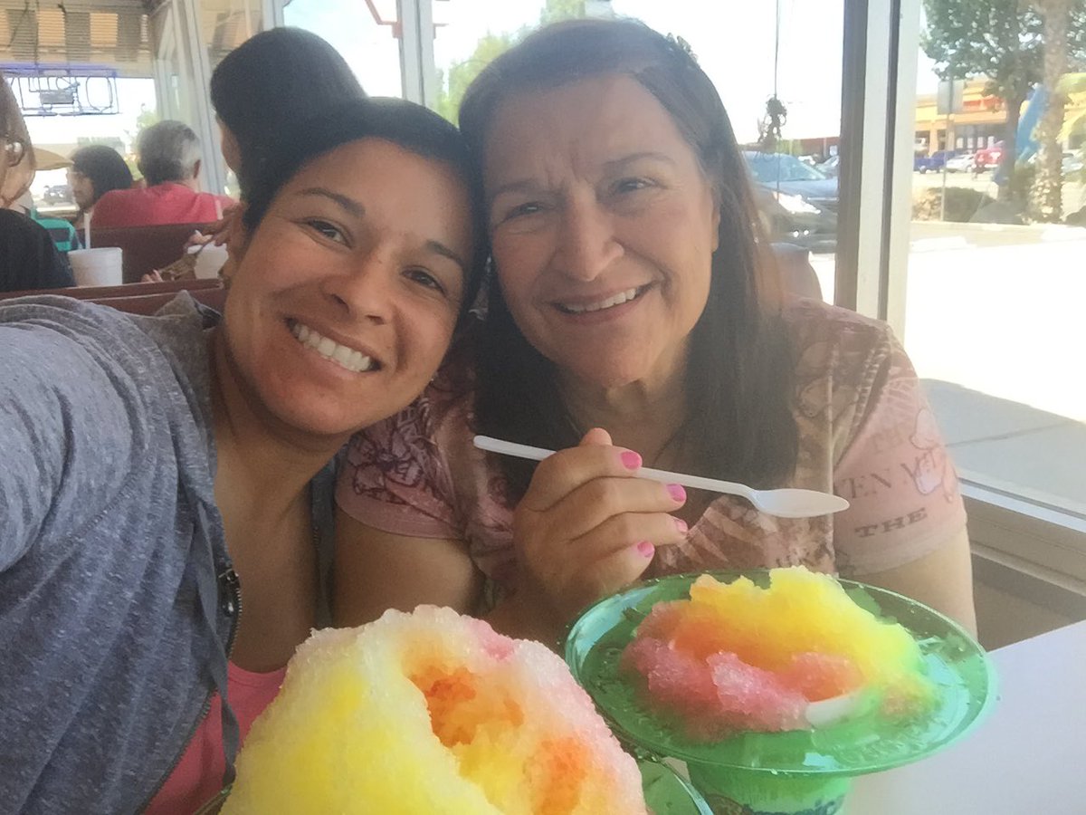 LindaGarza02's tweet photo. "To remember her spirit is to live with the kind of love, kindness, and resilience she taught me. That is how I keep her alive."  This 🍧 snow cone is for US ❤️
#Family https://t.co/h6oMz7qB3C