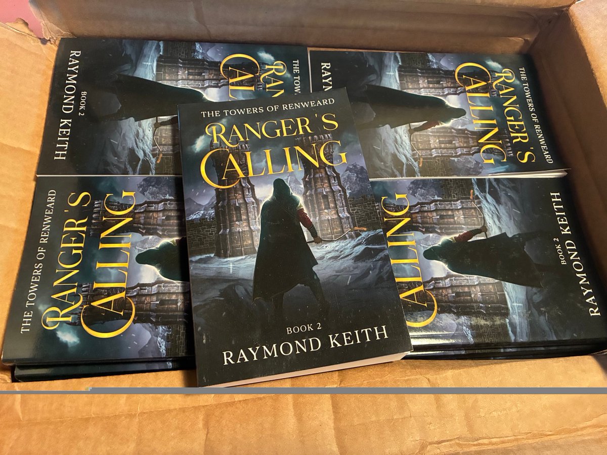 RaymondKepics's tweet photo. The first batch of "Ranger's Calling: The Towers of Renweard" paperbacks have arrived! We will be launching July 15th. Are you ready? Have you read Ranger's Calling Book 1 Yet?
https://t.co/SDKArlPqyr https://t.co/0RF8ROFpbX