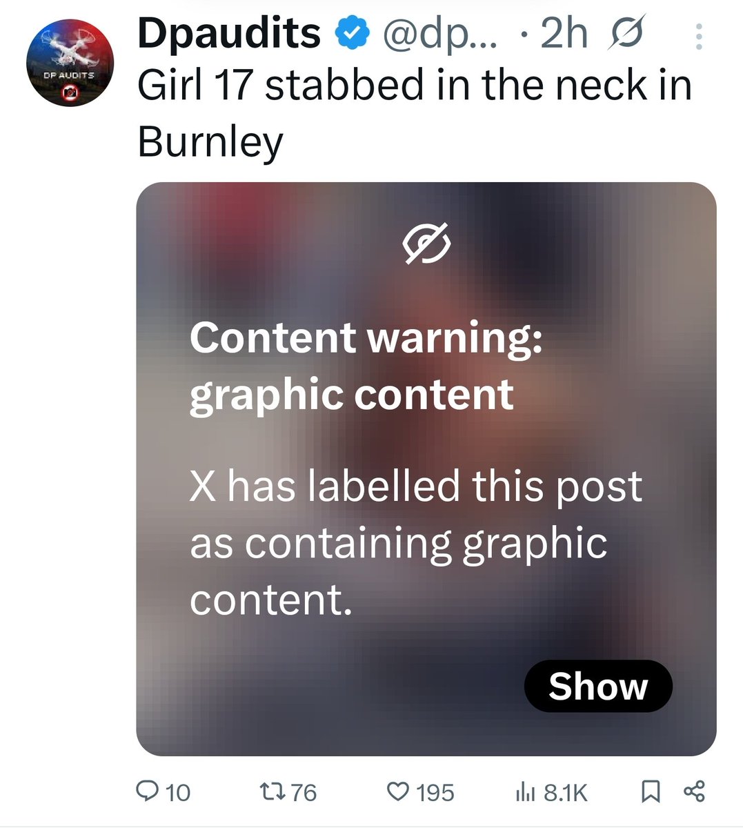 NorthernPeasant's tweet photo. @FourYearStr0ng Yes damn them rich white men running around stabbing kids from behind. https://t.co/EKxi1mM1DB