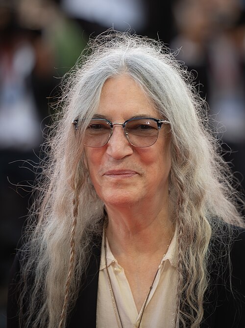 MatthewNichol5's tweet photo. This is what TDS does to you. This is Patti Smith. A great has been punk rocker from the late 1970s. She will be playing with other Trump haters like Bette Midler at traitor Jane Fonda's 1st Amendment Concert to counter Trump's 250 celebration. https://t.co/PuFP8Sb8FY