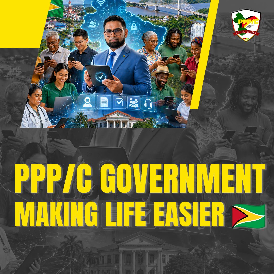 PPPCFansClub's tweet photo. 🇬🇾 The PPP/C Government has introduced an online tint waiver system, making applications faster, easier, and more convenient for citizens. Modern, citizen-first governance in action.
A Promise Made. A Promise Delivered.
#Guyana #DigitalGovernment #PPPC #OneGuyana https://t.co/vOe8EBLye7