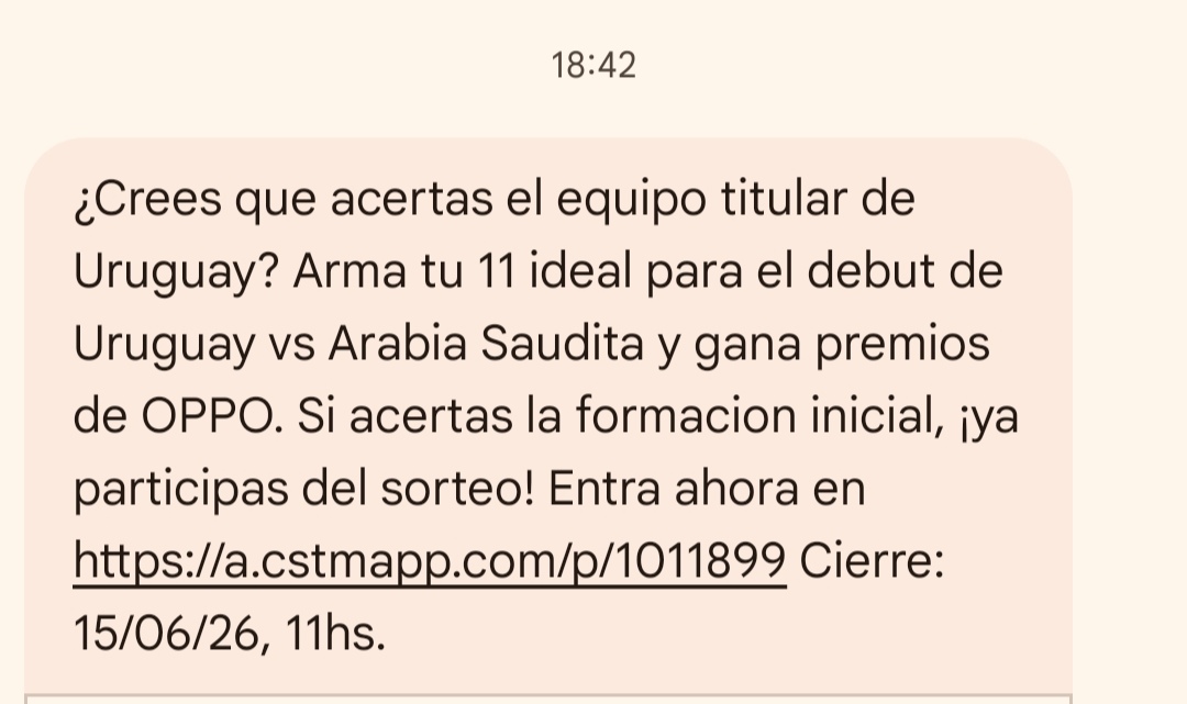 germinadora's tweet photo. Antel me envió esto. ¡Pero qué voy a acertar yo! Lo único que sé es que tienen que poner tildes o agregarle una i a "acertas". 🤣🤣🤣 https://t.co/CBFrCWifmR