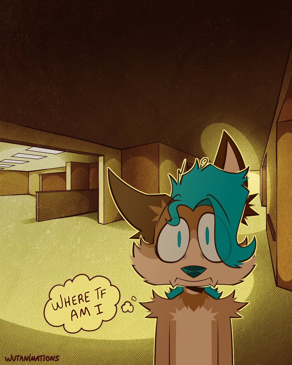 ChaoticK9's tweet photo. Should I go watch The Backrooms?? 

🎨 @wutanimations https://t.co/YLlNKObFKu