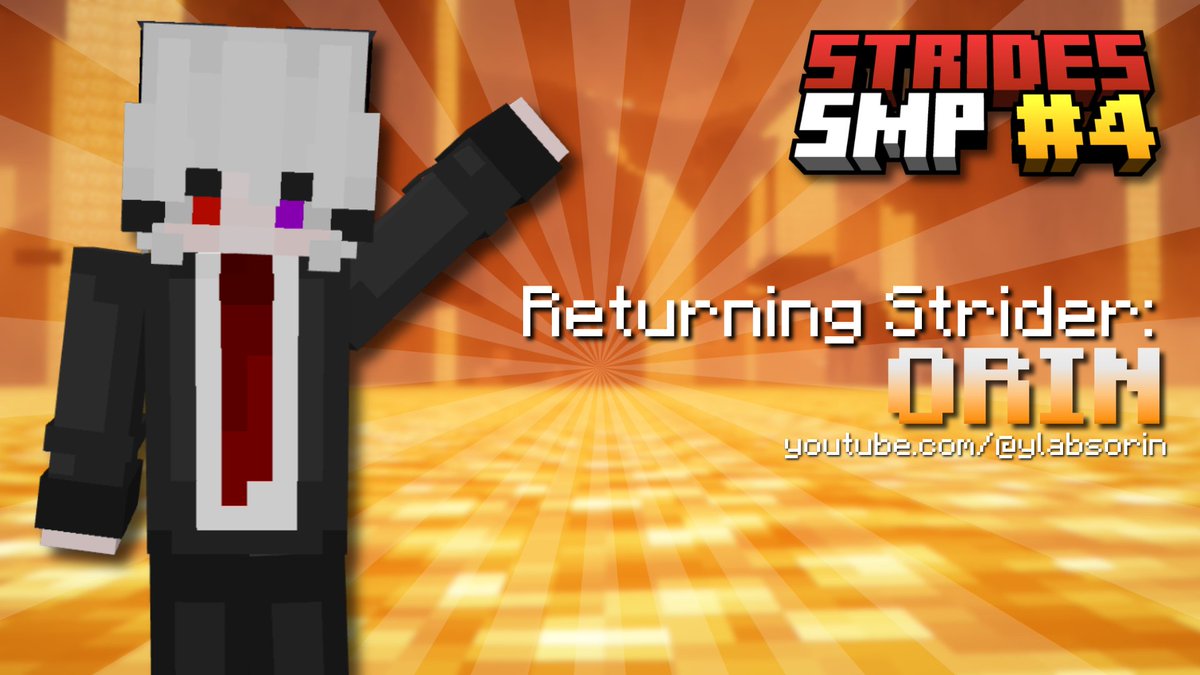 StridesSMPMC's tweet photo. It's time to announce our ELEVENTH returning member!

It is... OrinYT! 🩷
He's here for a full season this time!

Go check his channel out at https://t.co/TbaOZzfpUJ https://t.co/KWjAKy9V4J