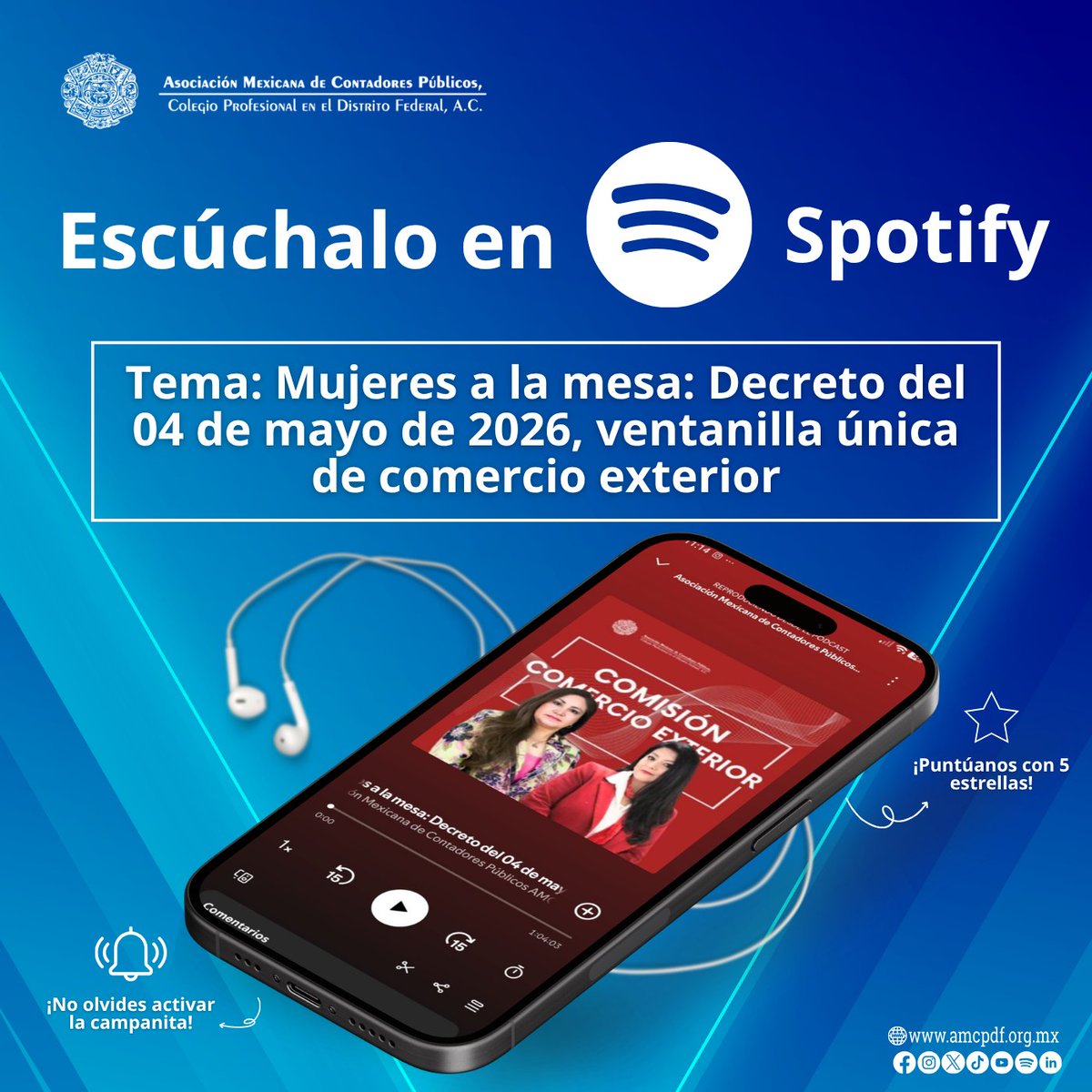 amcpdf's tweet photo. ¿Qué tienen en común el liderazgo femenino y la nueva Ventanilla Única de Comercio Exterior? 📦⚖️

🎧 Escúchanos ya en Spotify
https://t.co/Hq9L74G2Oo https://t.co/mhsGcX9mMo