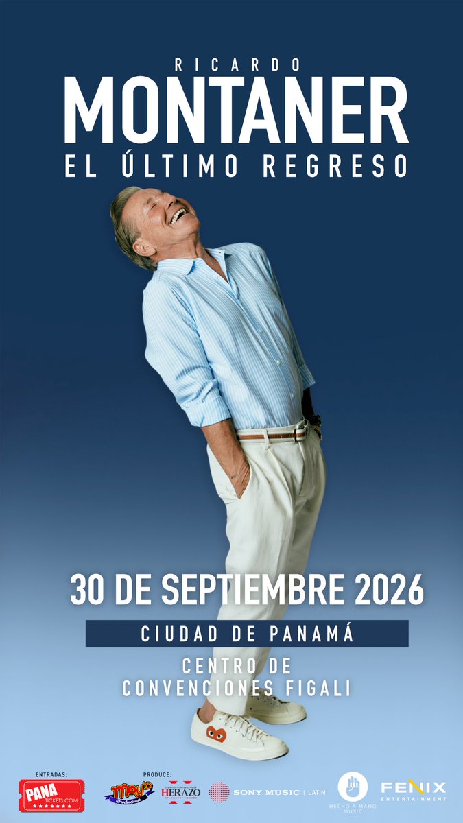 montanertwiter's tweet photo. Nos vemos en Panamá bella 🇵🇦 

Nueva fecha ya a la venta en 
👇🏻

https://t.co/p85NwBdBgX https://t.co/KDwBwS4yWo