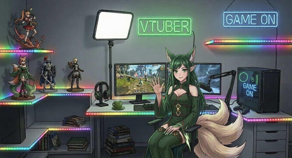 Nyan_lynxvt's tweet photo. okay be honest, how many hours are you spending at this desk? https://t.co/PNlMr8btmB