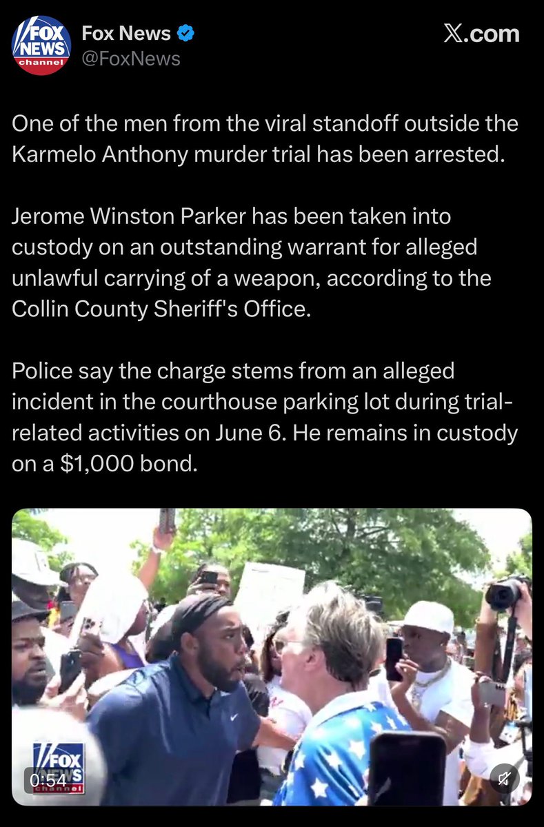 JakeLang's tweet photo. JEROME WINSTON PARKER- carrying a weapon outside of the courthouse..
$1000 bond.

JAKE LANG- 
zero weapons on him outside of the courthouse..
ONE MILLION DOLLAR BOND.

Jake is Collin County’s pound of flesh.

— https://t.co/ef7qgipkpq https://t.co/PwAJhUAb8O