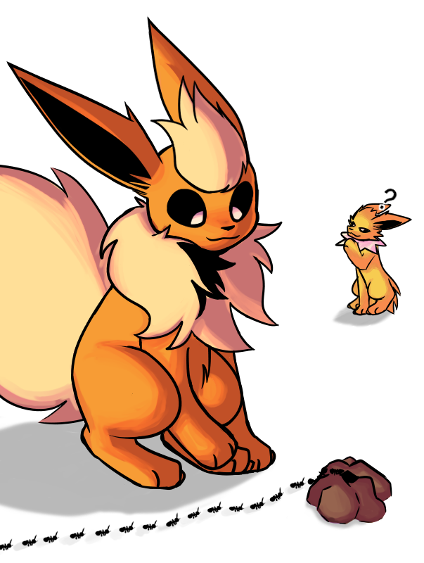 GemOnTW's tweet photo. "What is that Flareon doing?" https://t.co/o7bdVyNE87