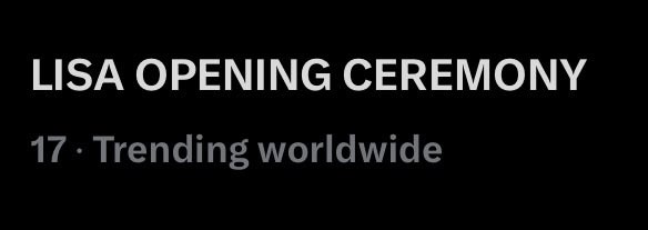 LISANATIONS_'s tweet photo. Trending worldwide! 🔥🔥🔥
@wearelloud @FIFAWorldCup 
LISA OPENING CEREMONY
#LISAXGOALS
#LISAxFIFAWorldCup https://t.co/nSsyzaf4ly