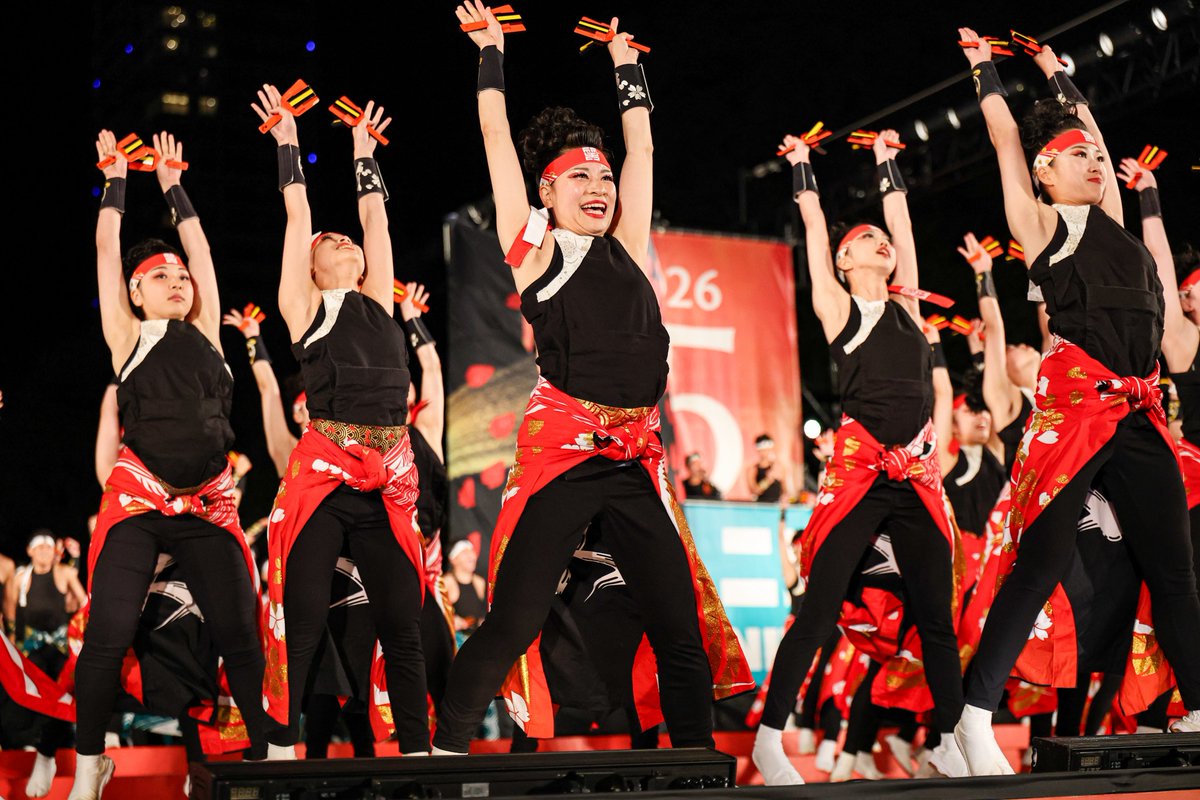 8warejet1's tweet photo. 第35回YOSAKOIソーラン祭り
・
・
大通公園西8丁目会場　ソーランナイト
2026.6.12
笑゛
・
・
#YOSAKOIソーラン祭り #笑゛ #jyo2026 #ソーランナイト https://t.co/IlXQnUC01A