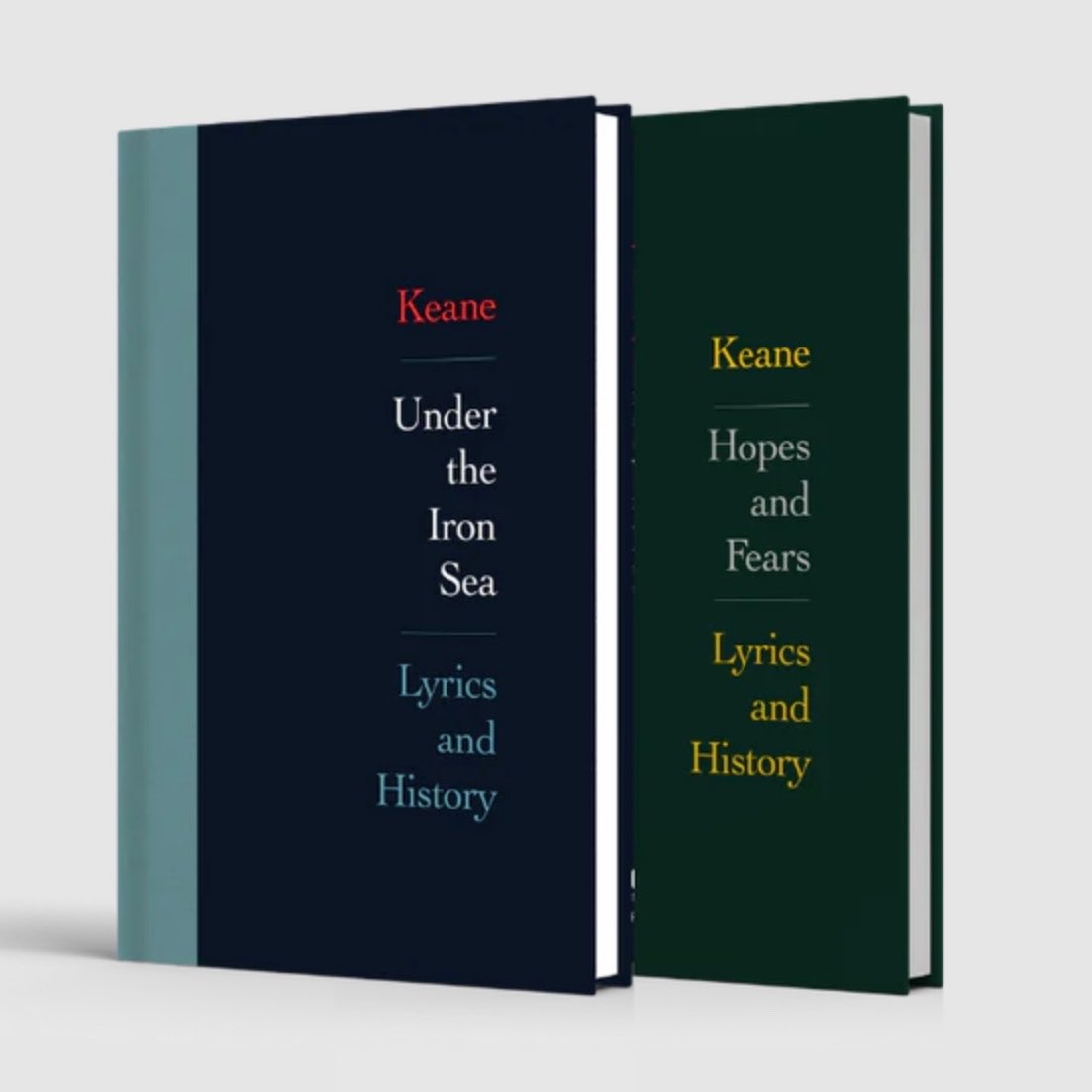 KeanePeru's tweet photo. “Under The Iron Sea: Lyrics And History” ya se encuentra disponible para preordenar desde la tienda oficial de KEANE. 💳

Lanzamiento: 24.09.2026
.
.
.
#Keane #UTIS #UTIS20 #KeanePeru20 https://t.co/FkEXCX9gux