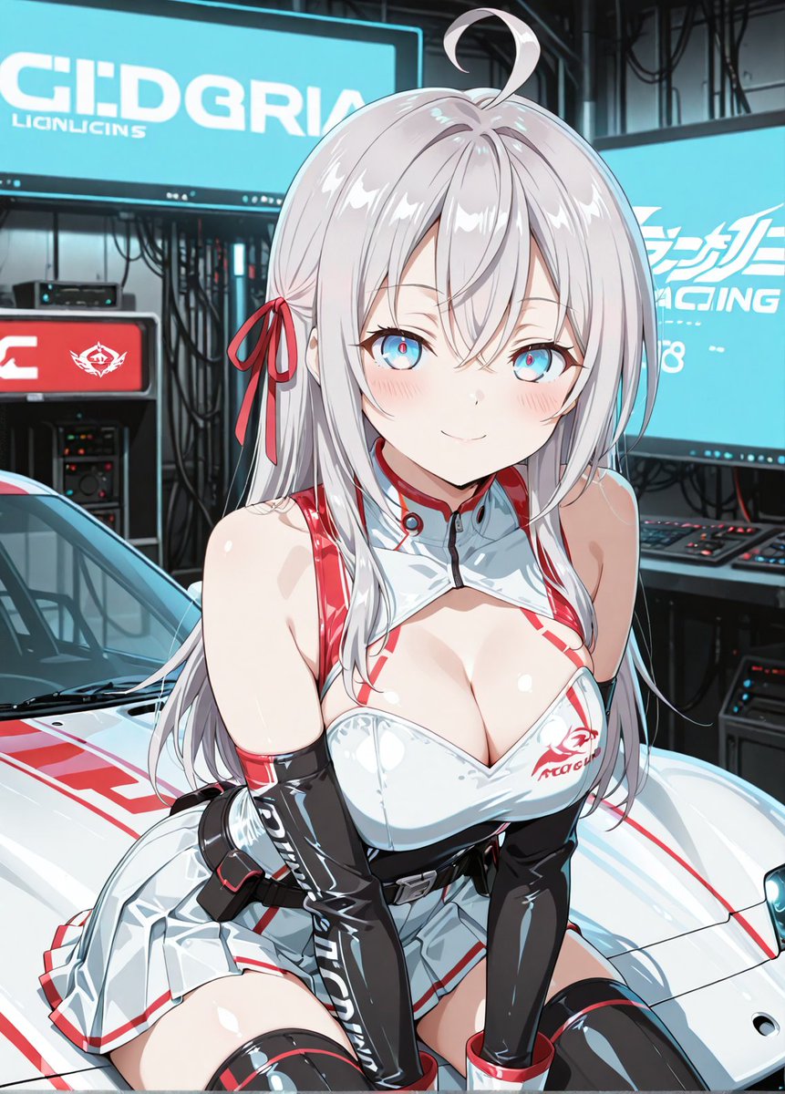 レースクイーン」アリサ・ミハイロヴナ・九条さん SFW Illustration