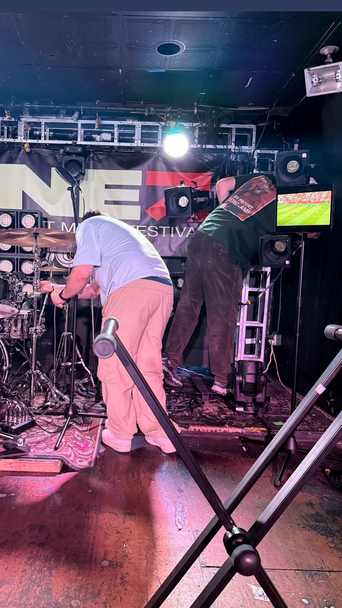 micosource's tweet photo. 120626 raffaeleix instagram story
The band preparing for #MICO's NXNE show at Hard Luck Bar in Toronto, ON tonight! 🥹
#micotoronto #MICOxRollingStoneCA #futureofmusic https://t.co/b8qFXKtEAT