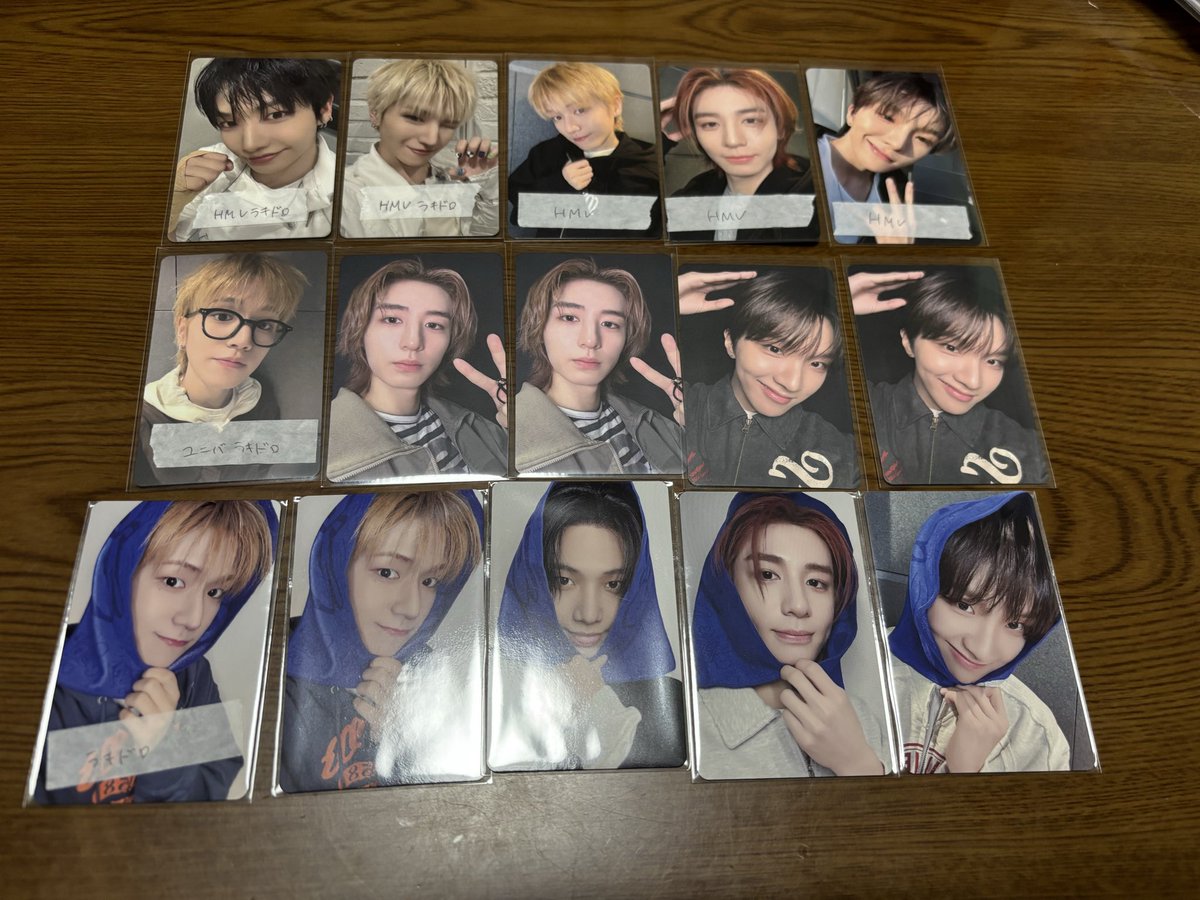 m__m2000_'s tweet photo. BOYNEXTDOOR ボネクド HOME トレカ 特典 ラキドロ 交換 

譲 HMVラキドロ 特典 UMSラキドロ Weverseラキドロ リウ ジェヒョン イハン ウナク

求 同種テサン＞ソンホ (タワレコ ラキドロも探しております)

郵送📮＞単コン手渡し
お気軽にお声掛けください🪽

#boynextdoor交換 https://t.co/lyai9QTIga