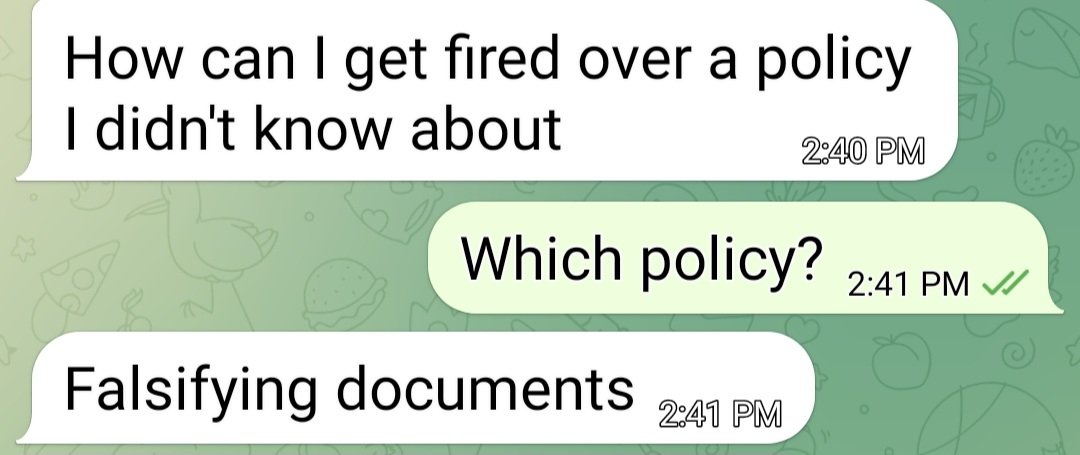 July_Husky's tweet photo. When the furry I got a job got fired in two weeks. https://t.co/fDUne4Bnfr